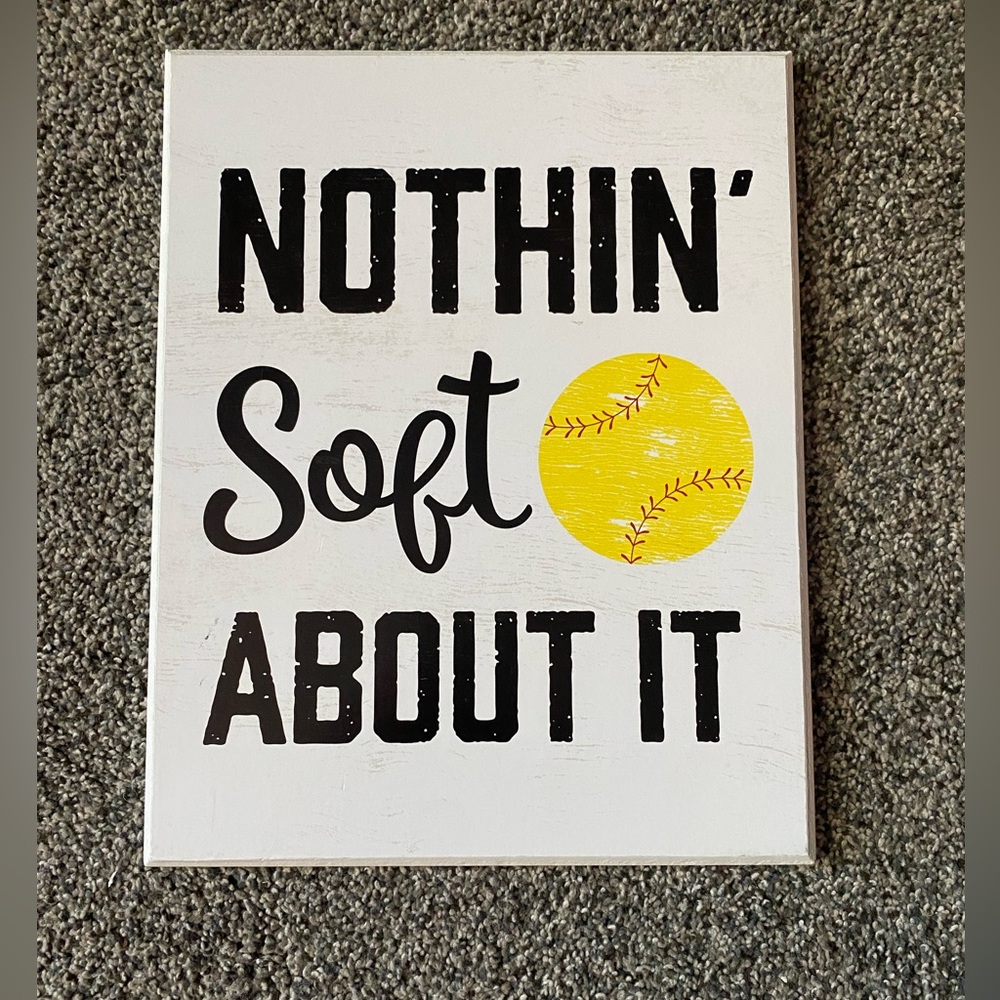 Softball Wall Decor
